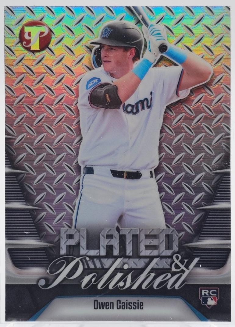 Owen Caissie #PP-33 2026 Topps Pristine Baseball Plated & Polished