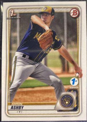 Aaron Ashby #BFE-57 2020 Bowman 1st Edition Baseball