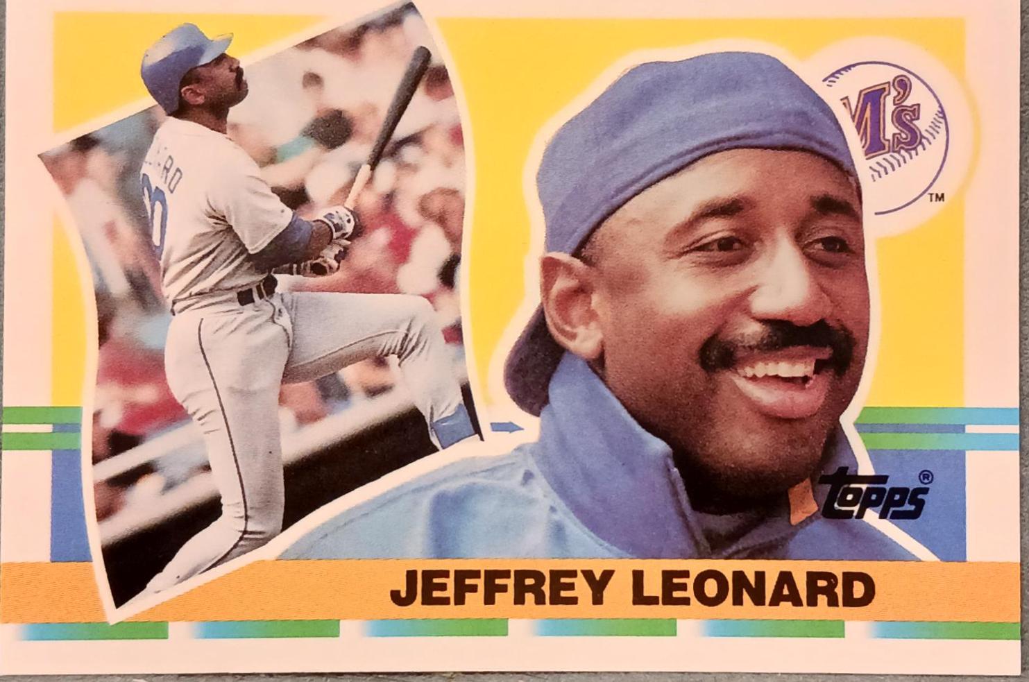 Jeffrey Leonard #303 Baseball Cards 1990 Topps Big Baseball