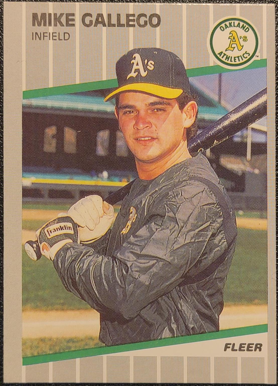 Mike Gallego (1989 Fleer)
