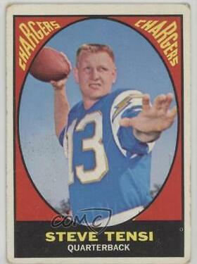 Steve Tensi #119 Football Cards 1967 Topps