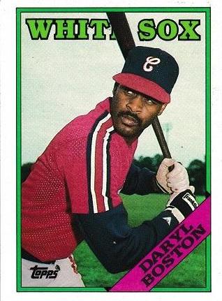 Daryl Boston #739 Baseball Cards 1988 Topps