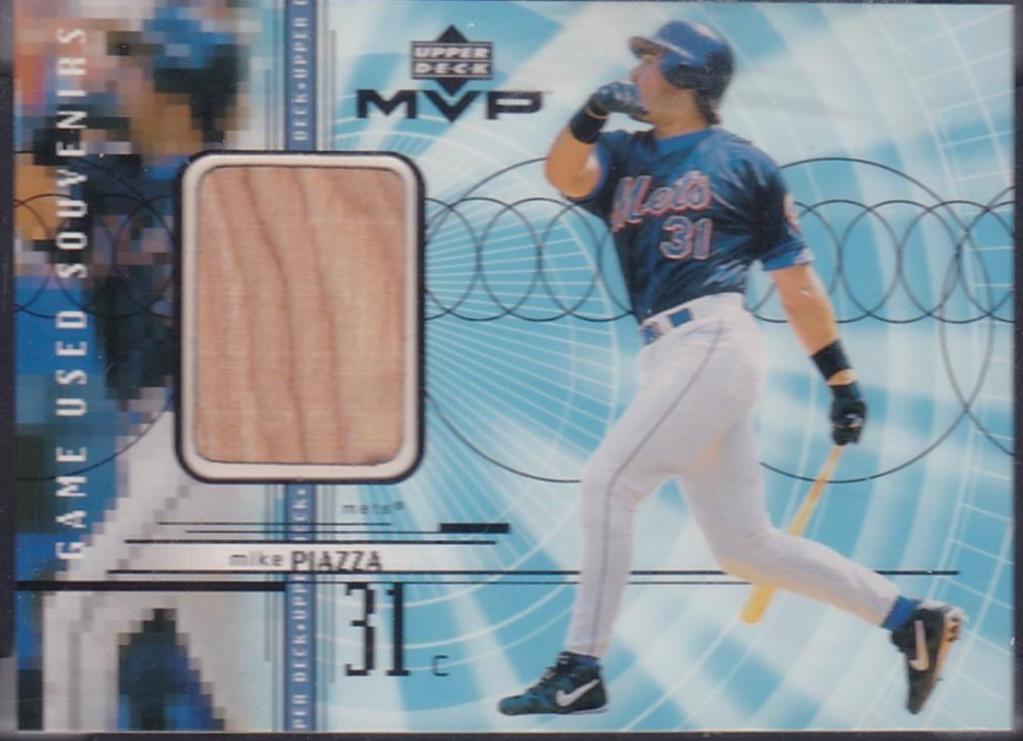 Mike Piazza #GU-MP Baseball Cards 1999 Upper Deck MVP Game Used Souvenirs