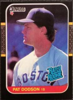 Pat Dodson #44 Baseball Cards 1987 Donruss