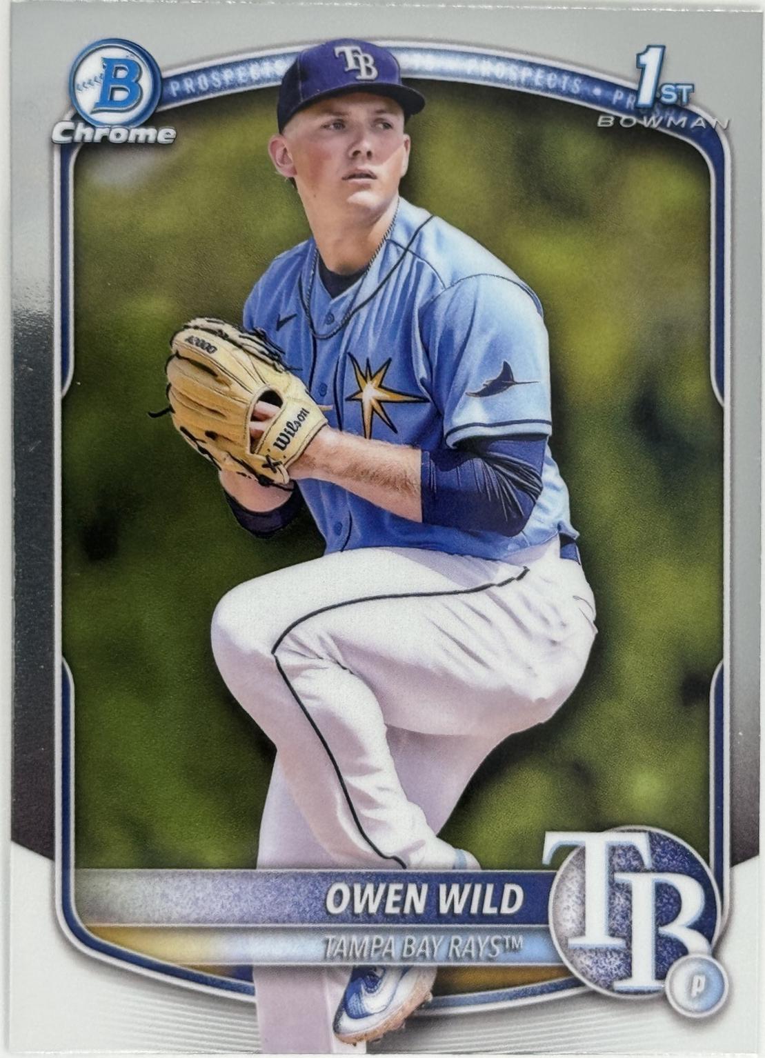 Owen Wild #BCP-14 Baseball Cards 2025 Bowman Chrome Prospects