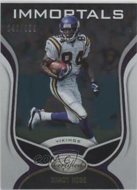 Randy Moss #123 2019 Panini Certified Football
