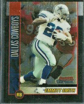 Emmitt Smith #1 Football Cards 2002 Bowman Chrome