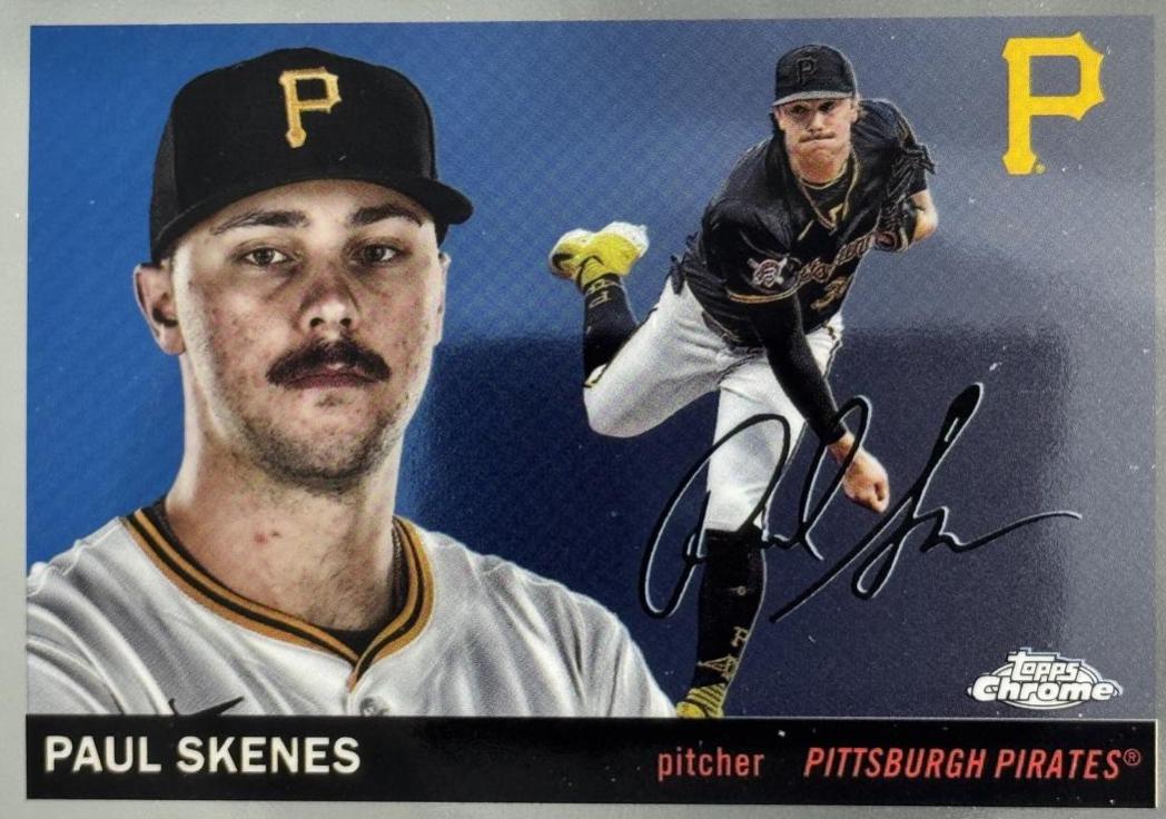 2025 Topps Chrome Platinum Paul Skenes #197 card