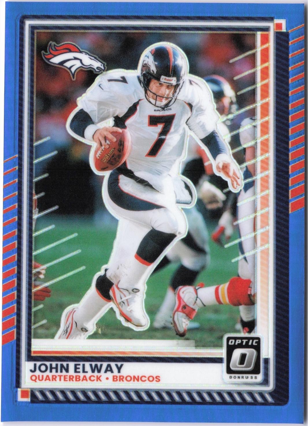 John Elway [Blue] #171 Prices | 2025 Panini Donruss Optic
