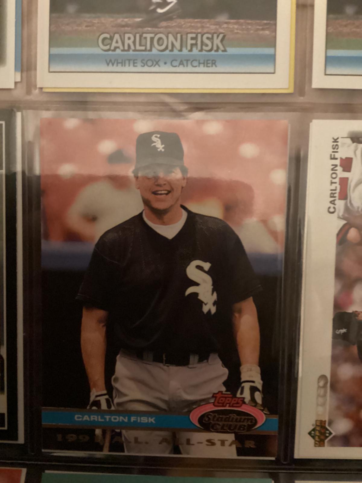 Carlton Fisk #49 1992 Stadium Club Skydome Baseball