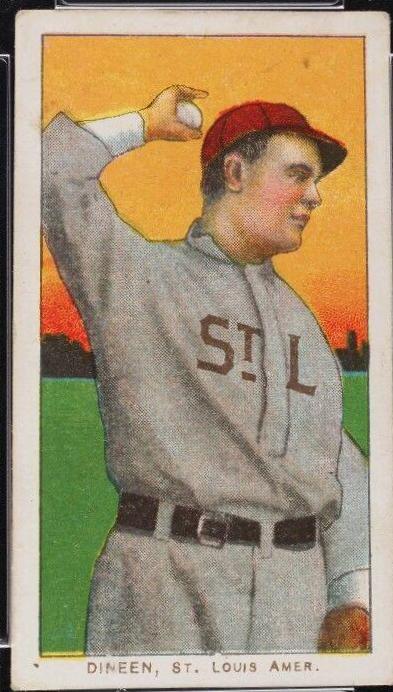 Bill Dinneen #NNO Baseball Cards 1909 T206 Sovereign 350