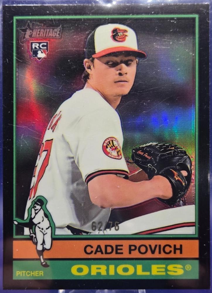 Cade Povich [Black Chrome Variation] #219