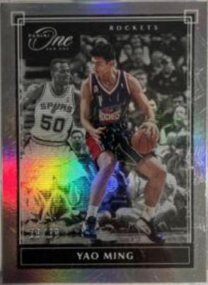 Yao Ming #155 Basketball Cards 2019 Panini One and One