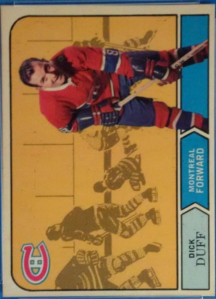 Dick Duff #161 Hockey Cards 1968 O-Pee-Chee