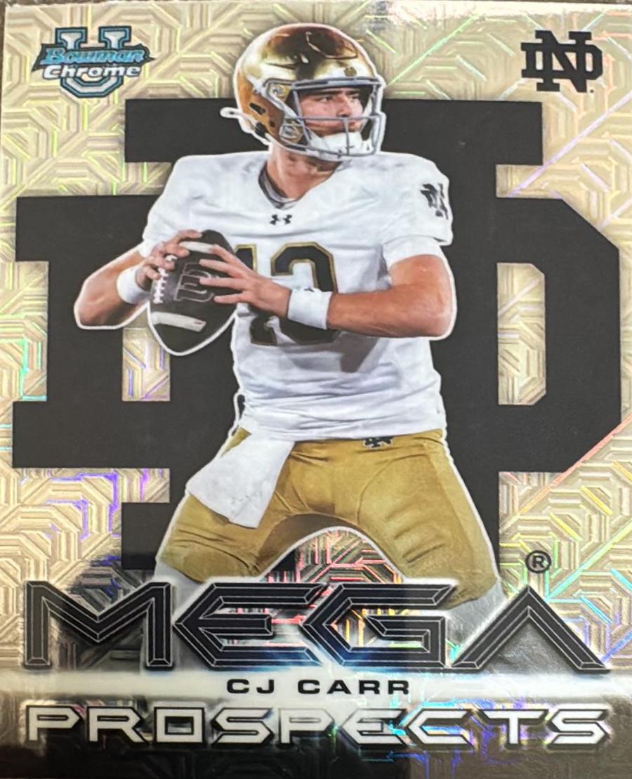 CJ Carr #MP-1 2026 Bowman Mega Prospect Mojo Football
