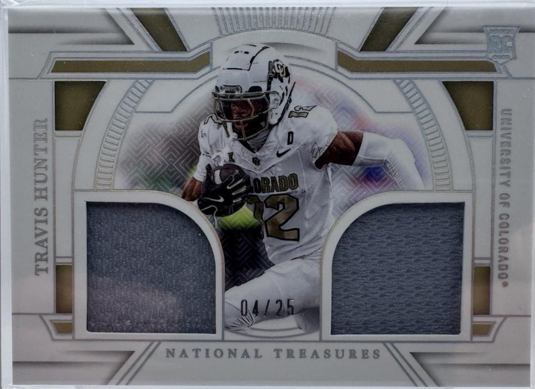 Travis Hunter #10 2025 Panini National Treasures Collegiate Football Saturday Treasures