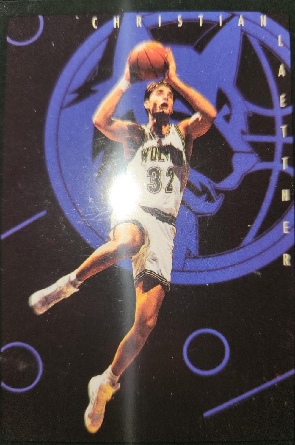 Christian Laettner #328 Basketball Cards 1993 Skybox Premium