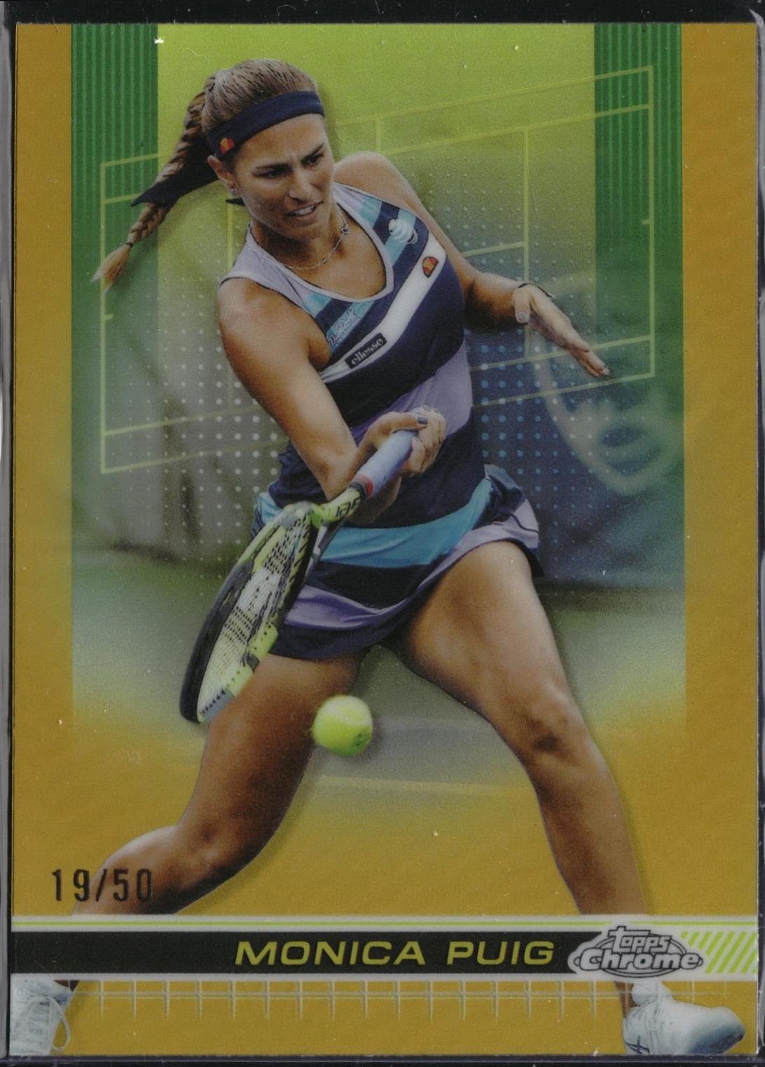 Monica Puig [Gold Refractor] #157