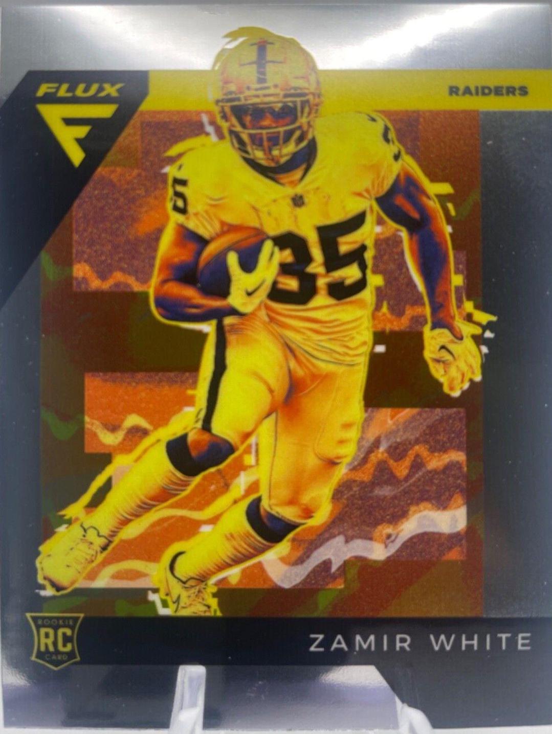 Zamir White #FX-14 Football Cards 2022 Panini Chronicles Flux Rookies