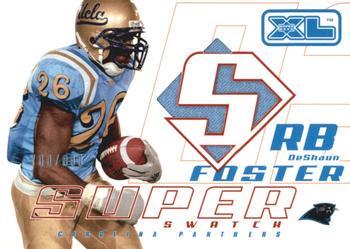 Deshaun Foster #SSDS Football Cards 2002 Upper Deck XL Super Swatch Jersey
