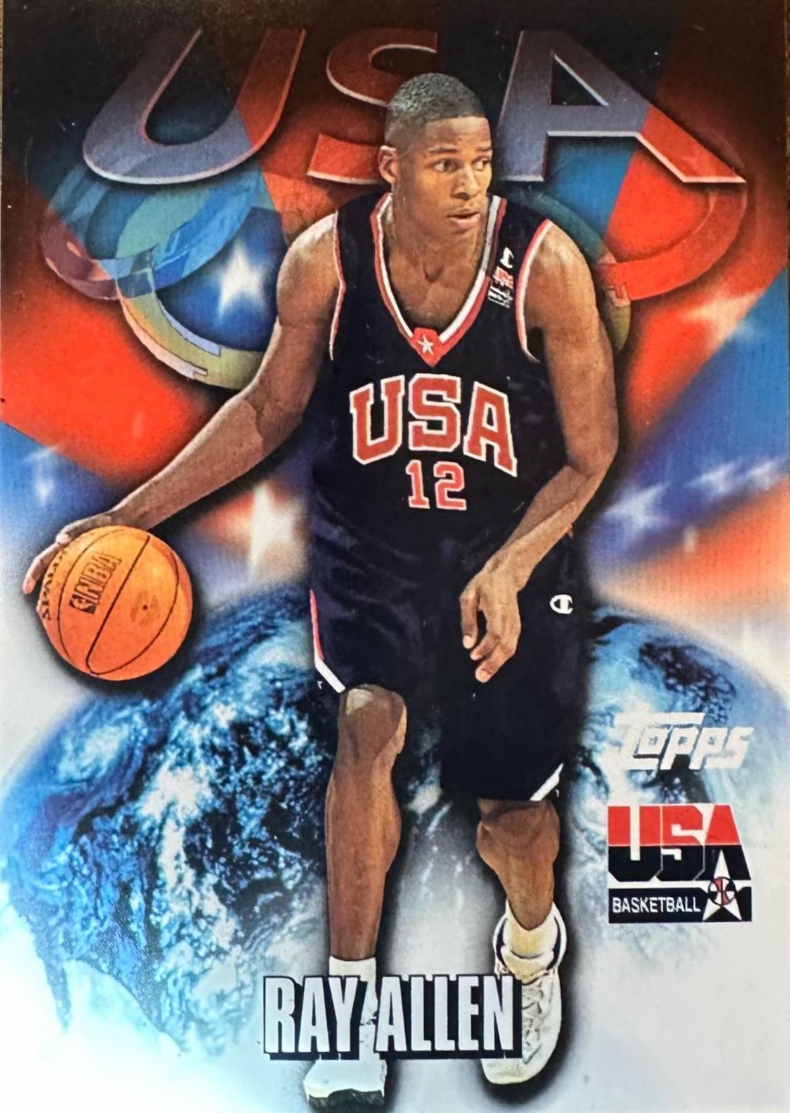 Ray Allen #50 2000 Topps Team USA Basketball