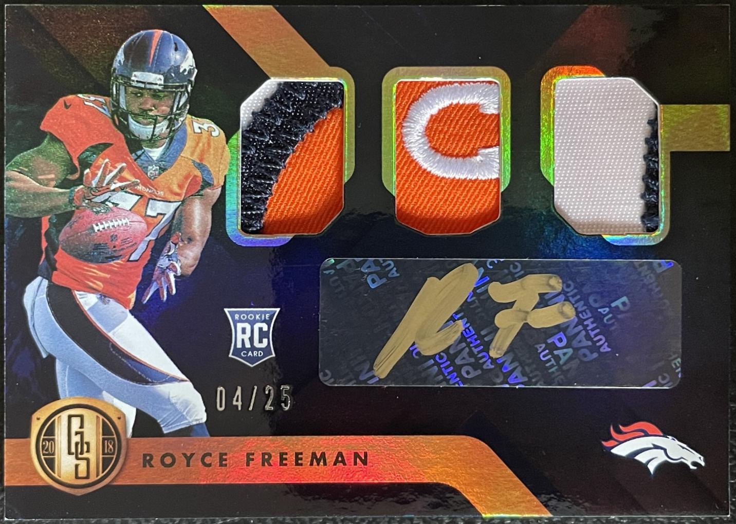 Royce Freeman [Jersey Autograph Triple Prime] #293