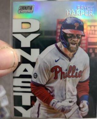 Bryce Harper #1A Baseball Cards 2022 Stadium Club Chrome Dynasty and Destiny
