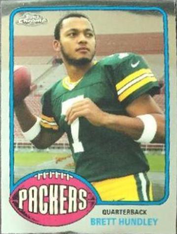 Brett Hundley #76-BH Football Cards 2015 Topps Chrome 1976