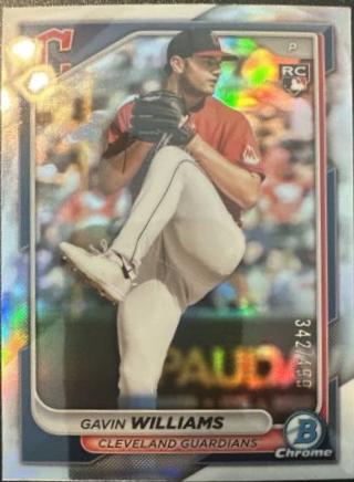 Gavin Williams [Blue Refractor] #77