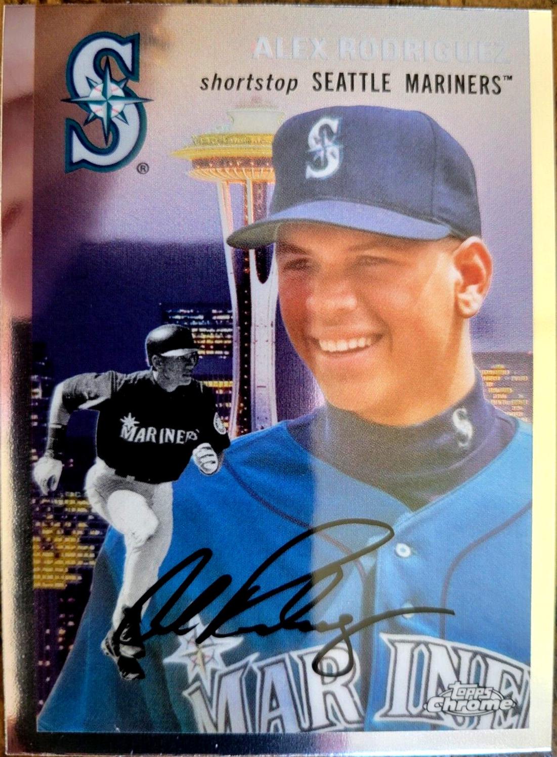 2023 Topps Chrome Platinum Anniversary 1954 City Variation Alex Rodriguez #54CV-5 card