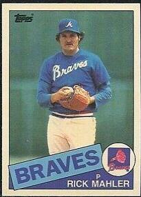 Rick Mahler #79 Baseball Cards 1985 Topps Tiffany