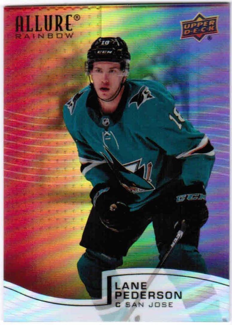 Lane Pederson #R-47 2021 Upper Deck Allure Rainbow Hockey