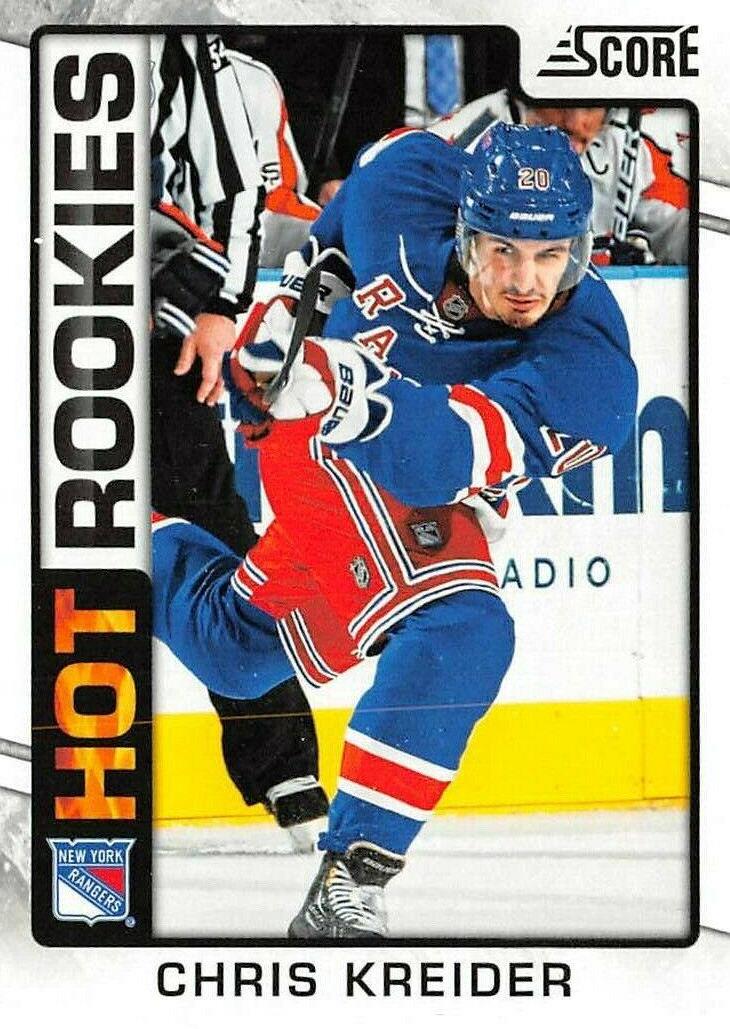 Chris Kreider #543 2012-13 Score Hockey