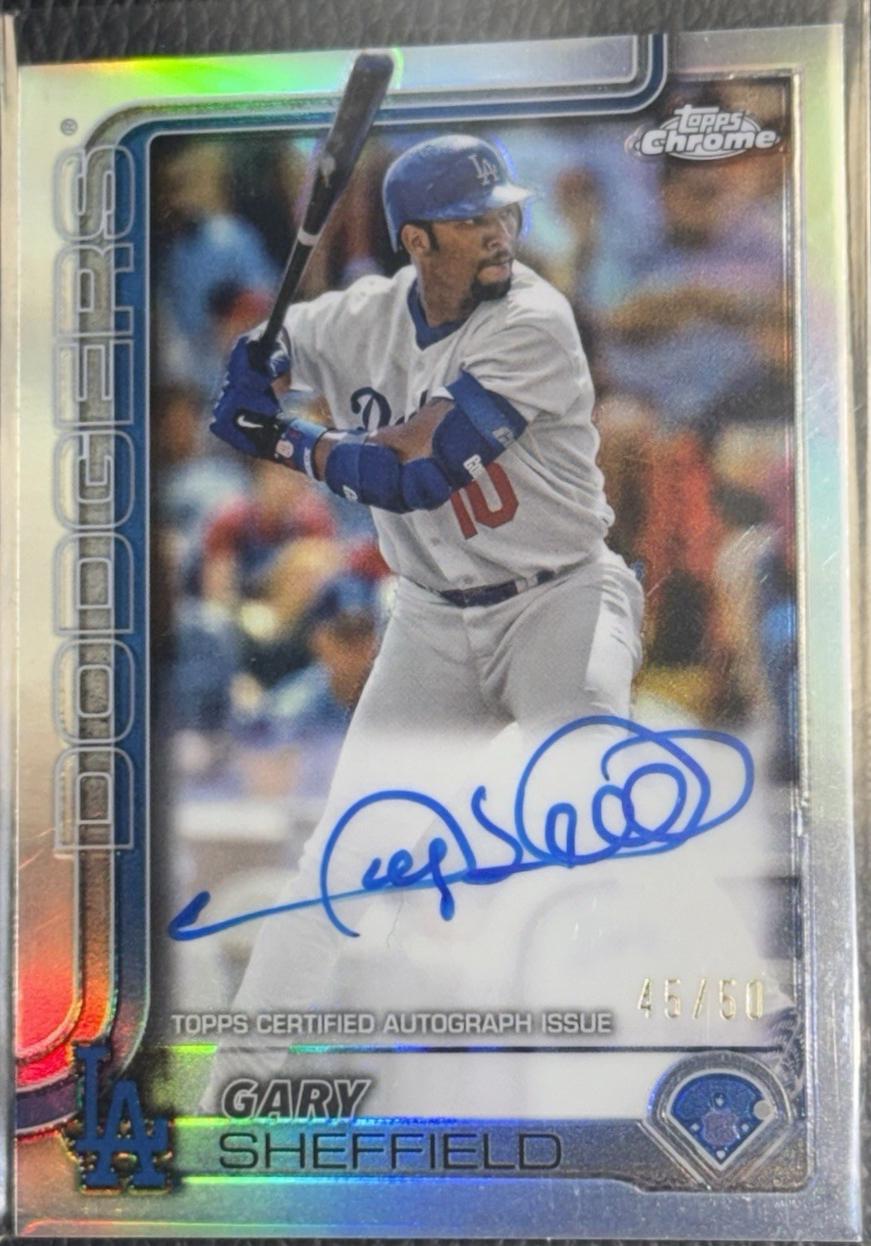 Gary Sheffield [Orange Refractor] #CLA-GS