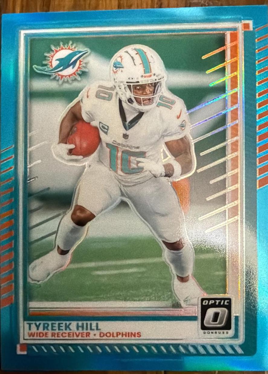Tyreek Hill [Neon Blue] #150