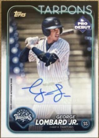 Topps - 直筆サインカード e Lombard Jr. 75枚限定 PSA 9 George Lombard Jr. [Autograph] #PD-190 Prices | 2024 Topps Pro