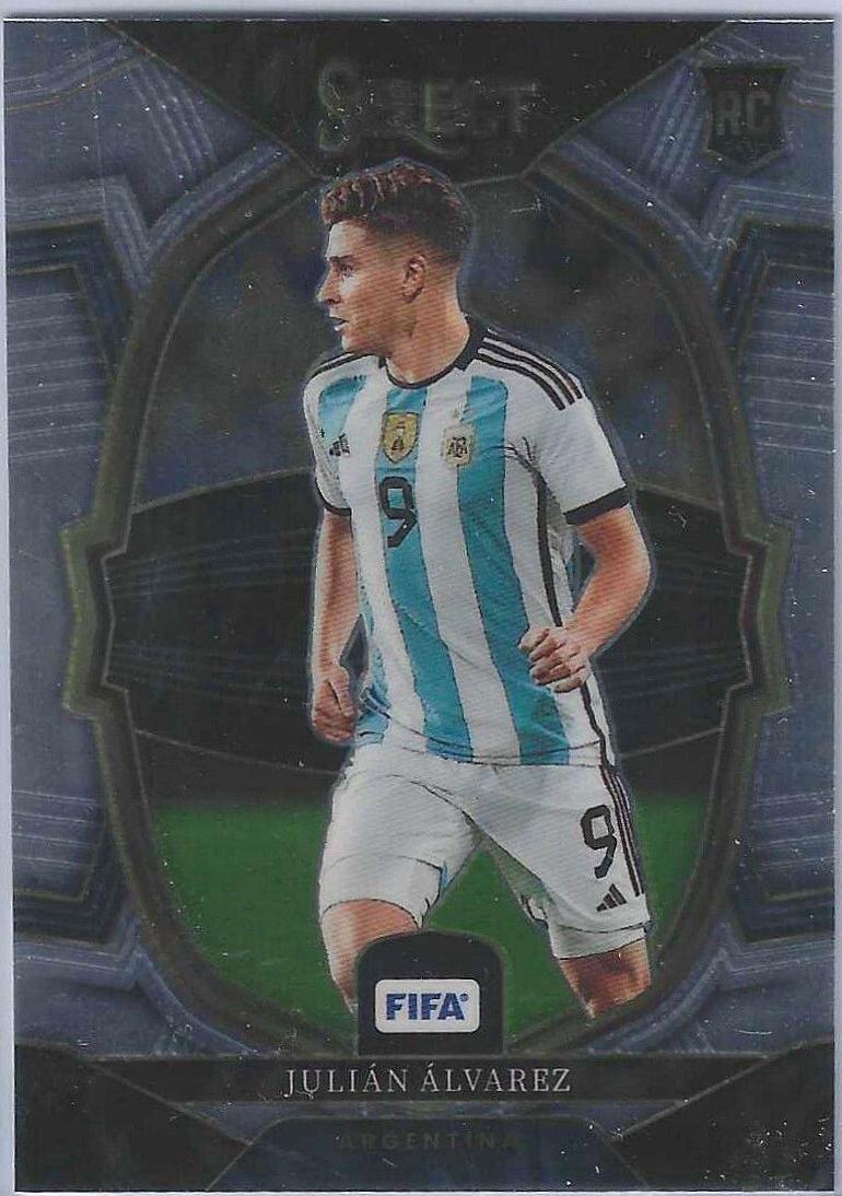 Julian Alvarez #3 Soccer Cards 2022 Panini Select FIFA