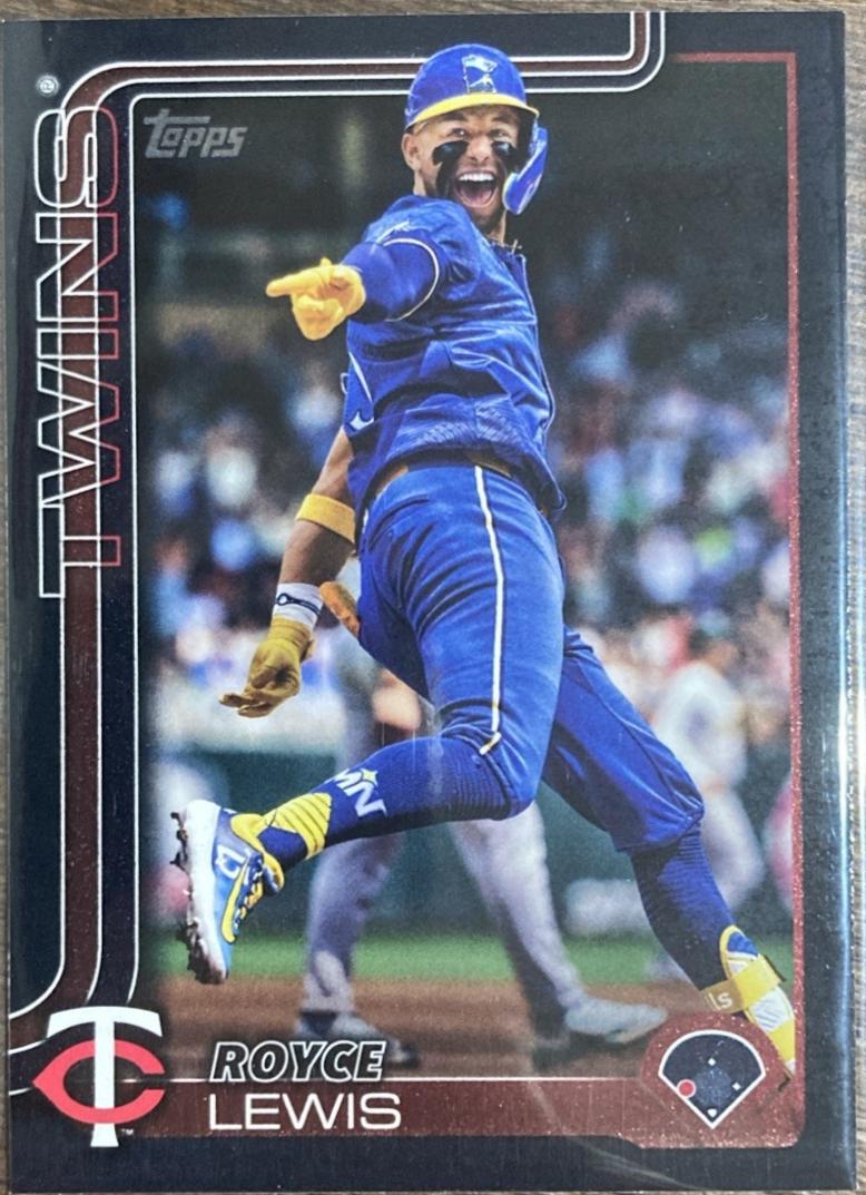 Royce Lewis [Black Diamante] (2025 Topps)