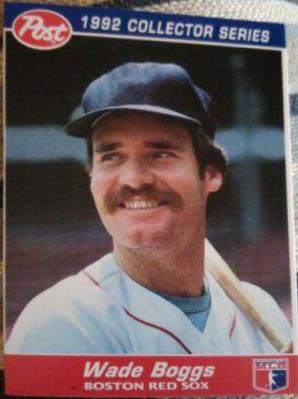 Wade Boggs #19 Baseball Cards 1992 Post Cereal