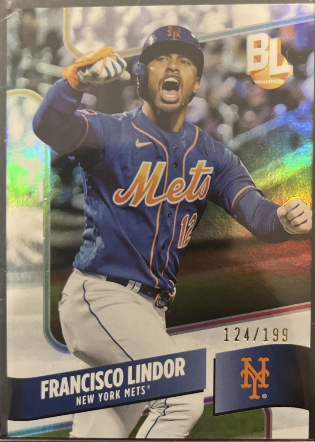 Francisco Lindor #WR-50 2024 Topps Big League Wrapper Redemption Baseball