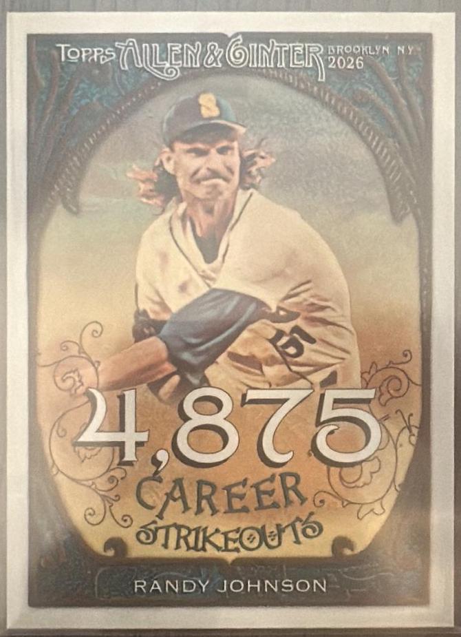 Randy Johnson #CR-23 2026 Onit Athlete Gravity Career 250 Baseball