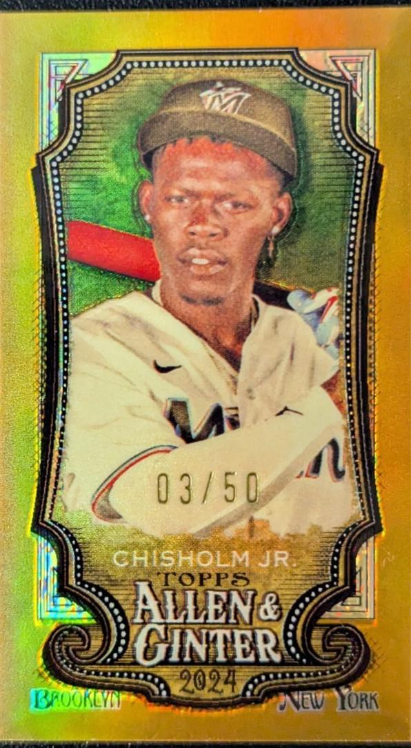 Jazz Chisholm Jr. [Gold Refractor] #13