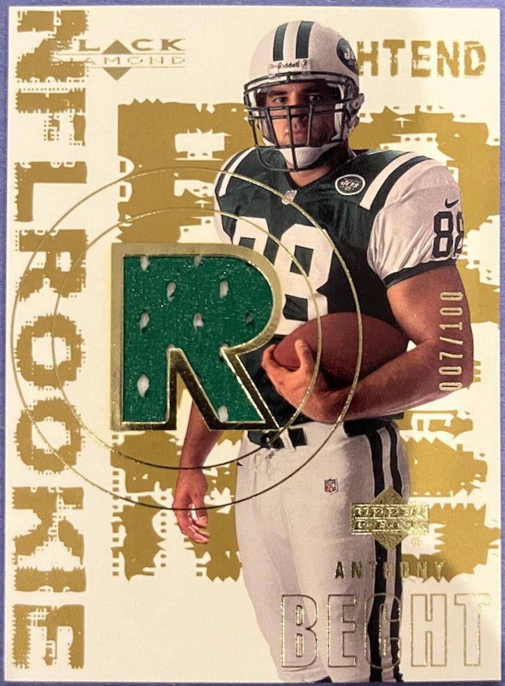 Anthony Becht [Rookie Jersey Gold] #167
