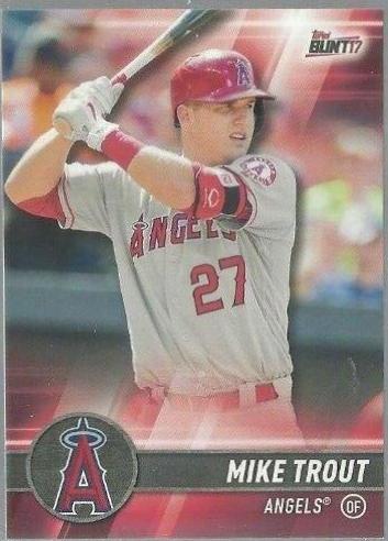 Mike Trout #2 Baseball Cards 2017 Topps Bunt