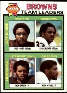 Greg Pruitt, Reggie Rucker, Thom Darden, Mack Mitchell
