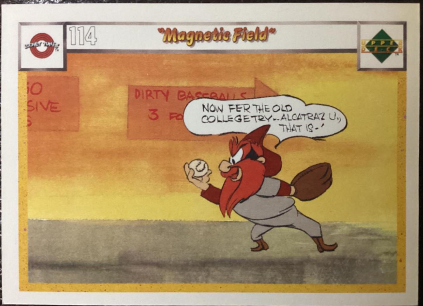 Magnetic Field #114/123 Baseball Cards 1990 Upper Deck Comic Ball