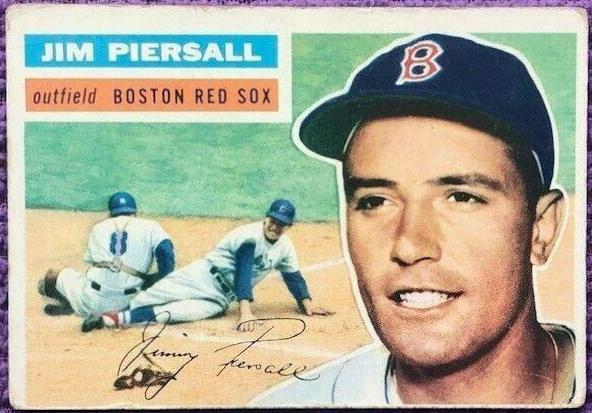 1956 Jim Piersall [White Back] #143
