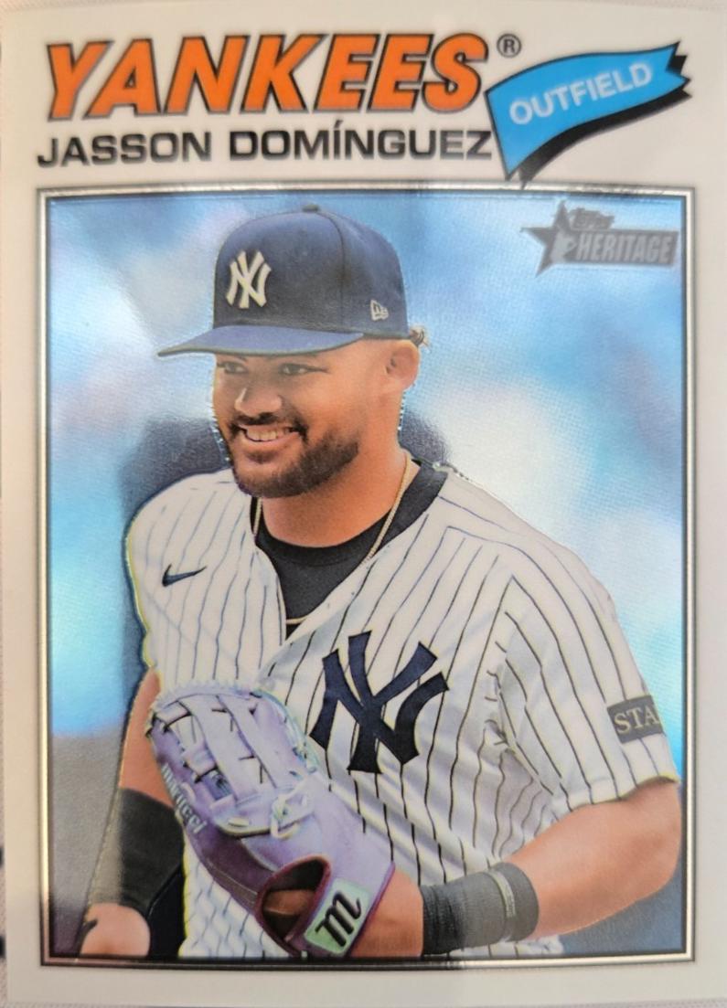 Jasson Dominguez [Orange Bordered Chrome] #104
