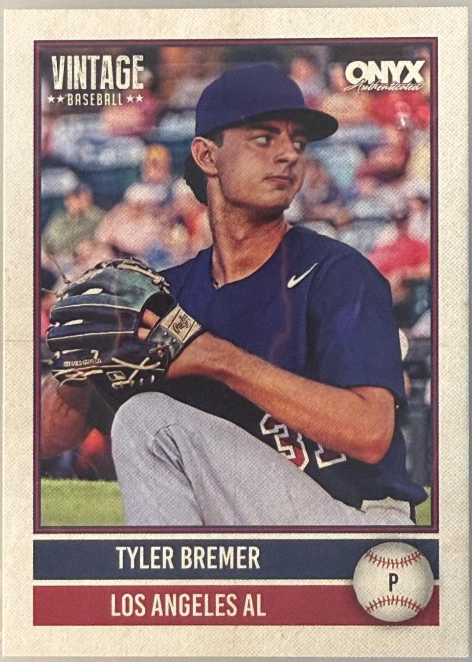 Tyler Bremner #OV-TYBR 2026 Onyx Vintage Baseball