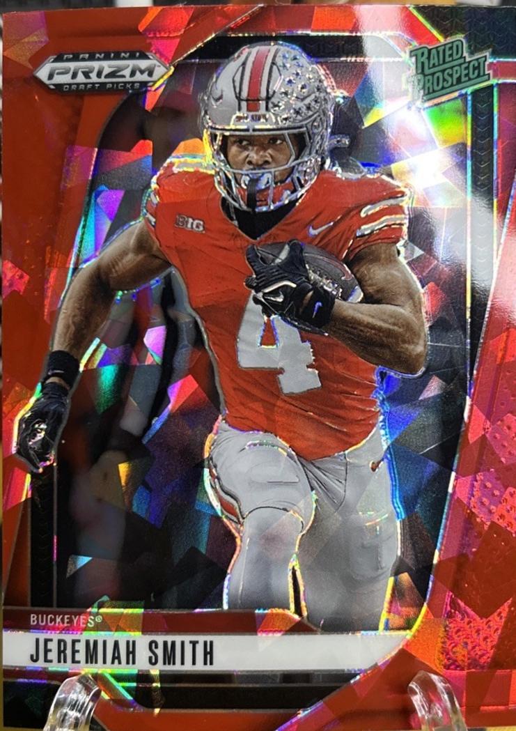 Jeremiah Smith [Red Ice] #160 Prices | 2025 Panini Prizm Draft